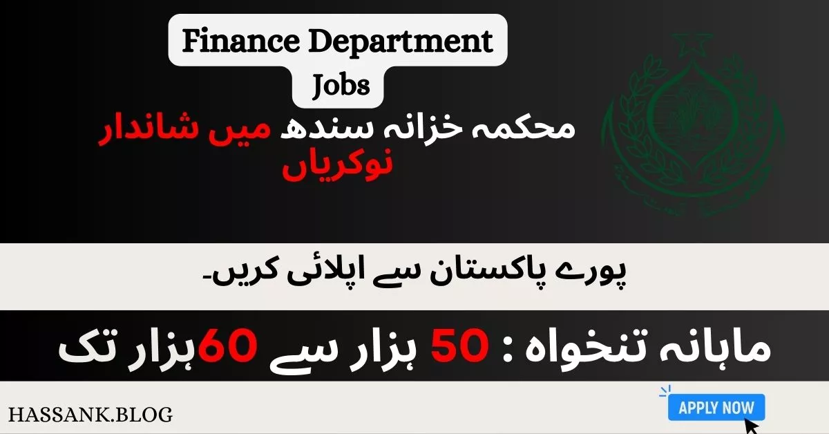 Finance Department Sindh