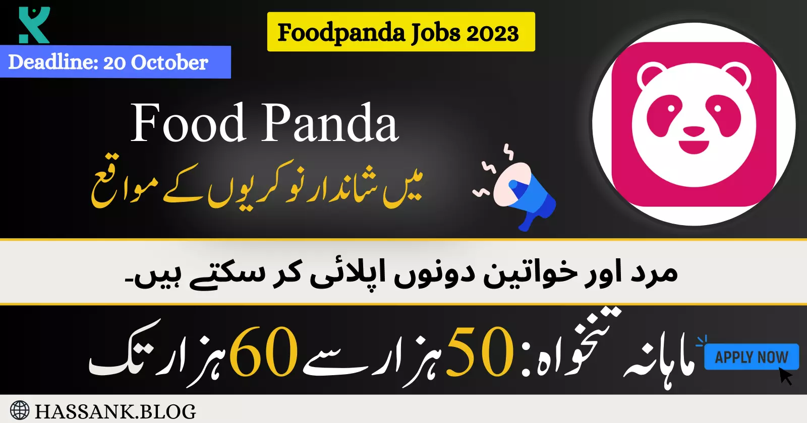 Food Panda Jobs in Pakistan 2023 Apply Now