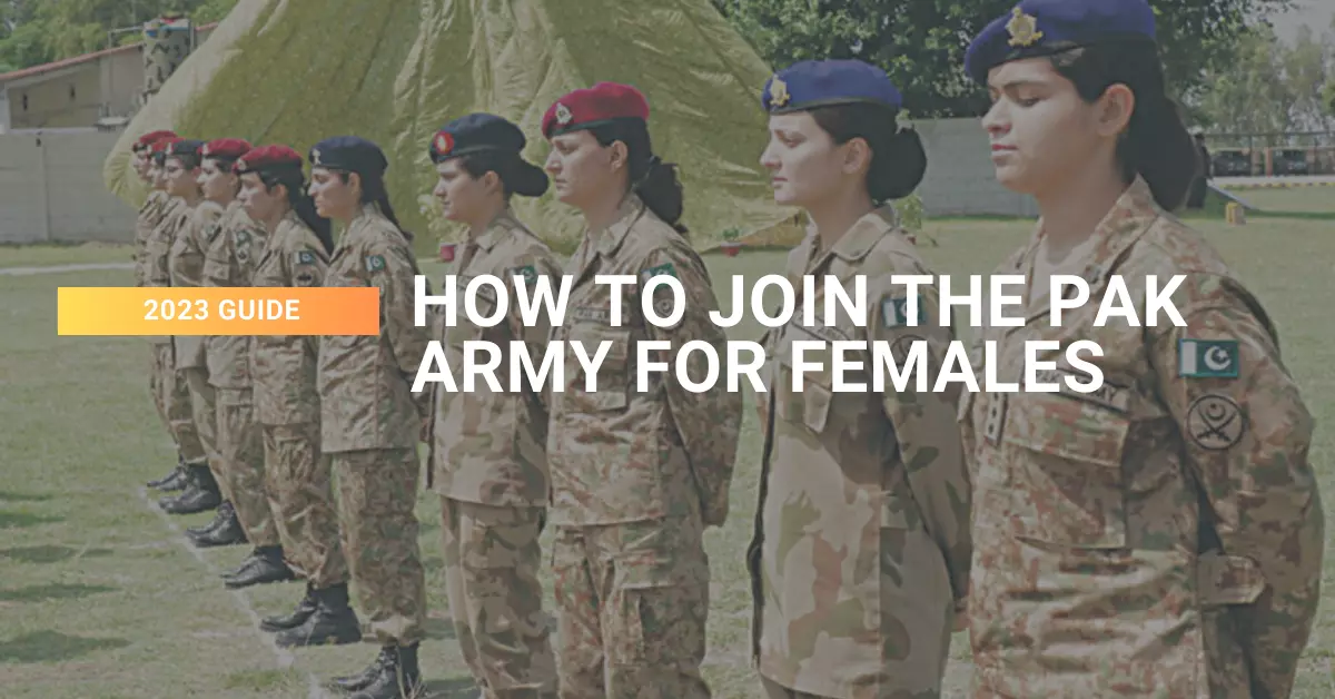 How Women Can Join The Pakistan Army