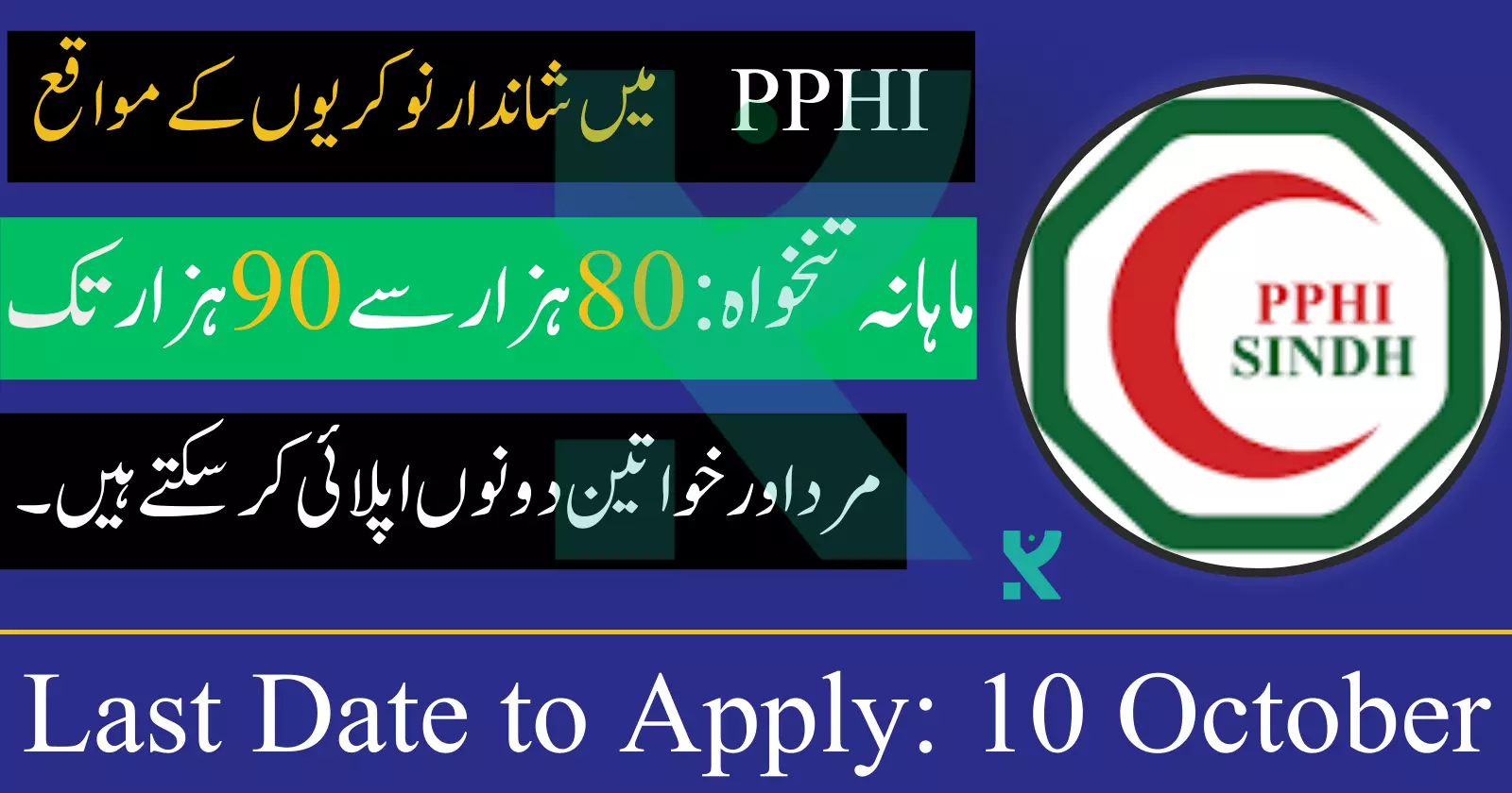 PPHI Sindh Jobs Online Apply