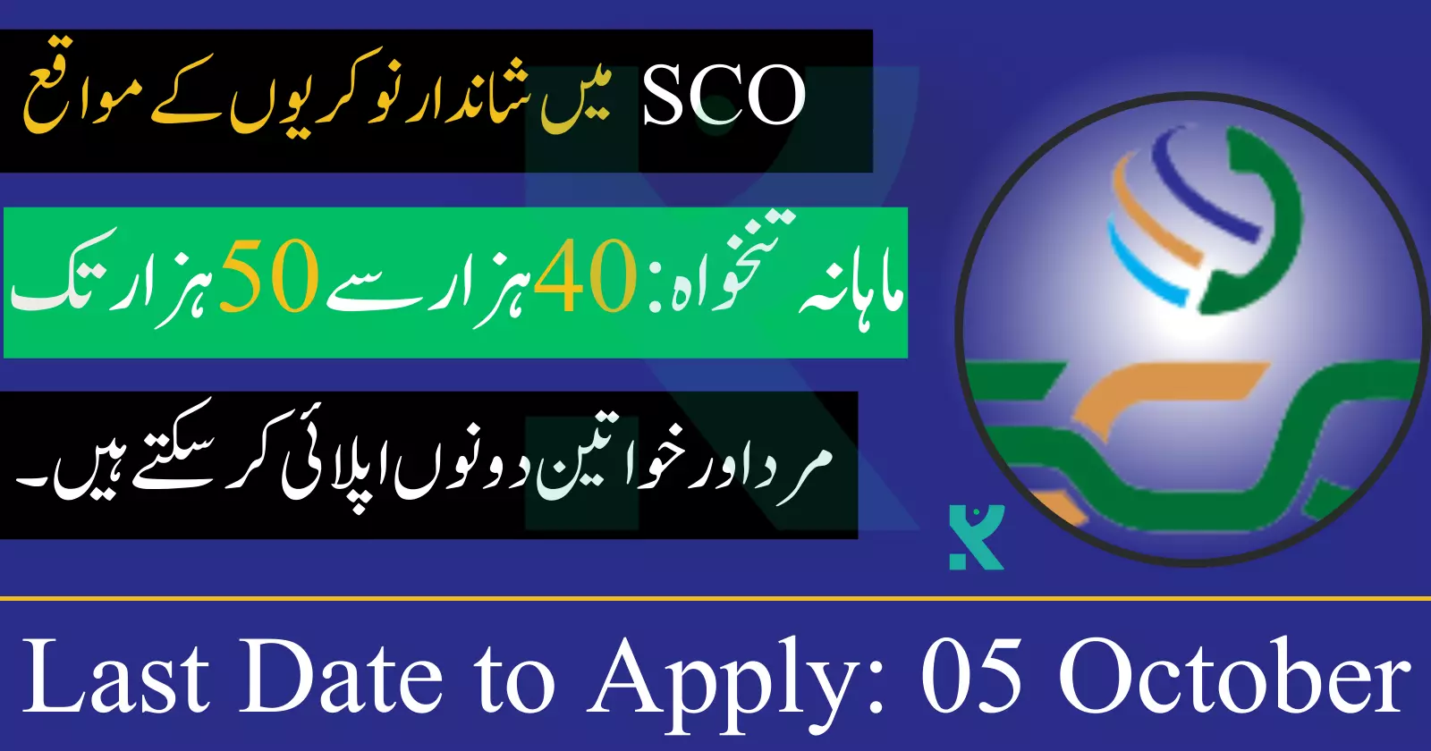 SCO Jobs 2023 Online Apply