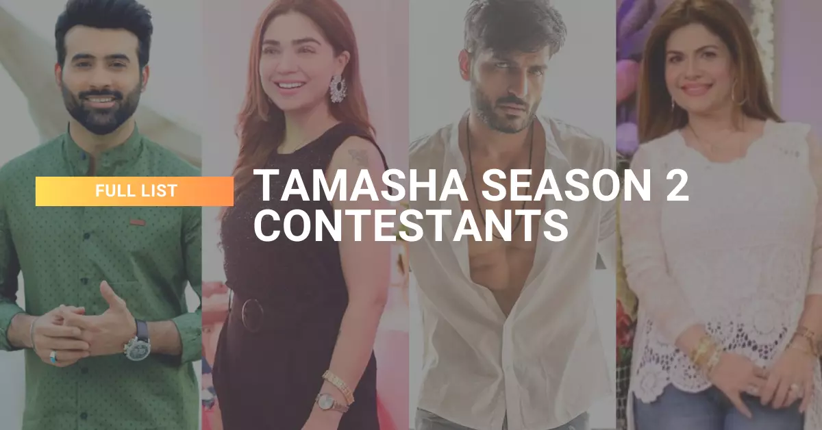 Tamasha Season 2 Contestants Full List